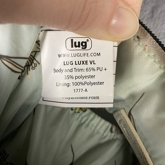 Lug Alto Matte Luxe Bag Purse Pebble IcePop Travel Carry On Handbag Tote Ivory - Picture 10 of 10